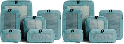 Compression Packing Cubes with Double Zippers