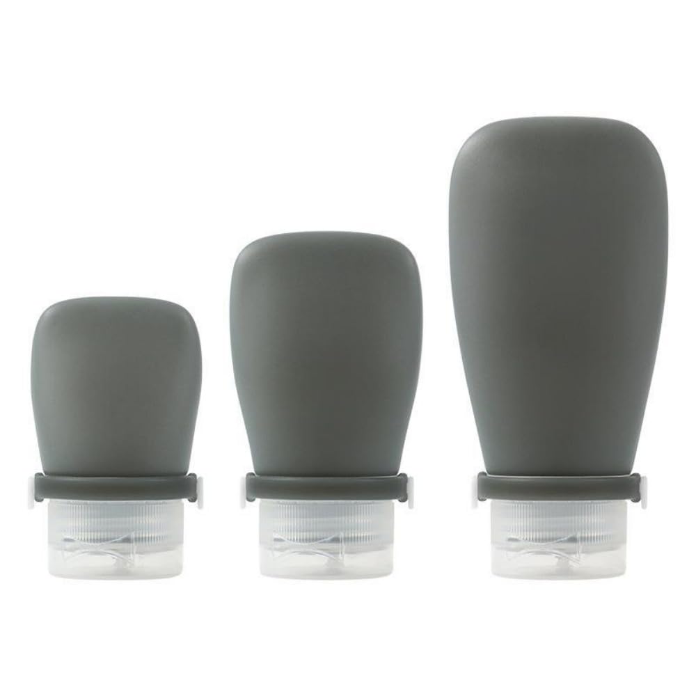 50 Pack Refillable Silicone Travel Bottles for Shampoo, Lotion & Shower Gel