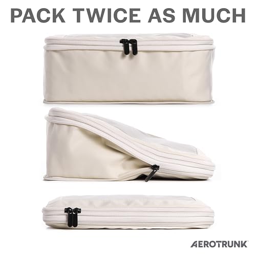 Compression Packing Cubes with Double Zippers