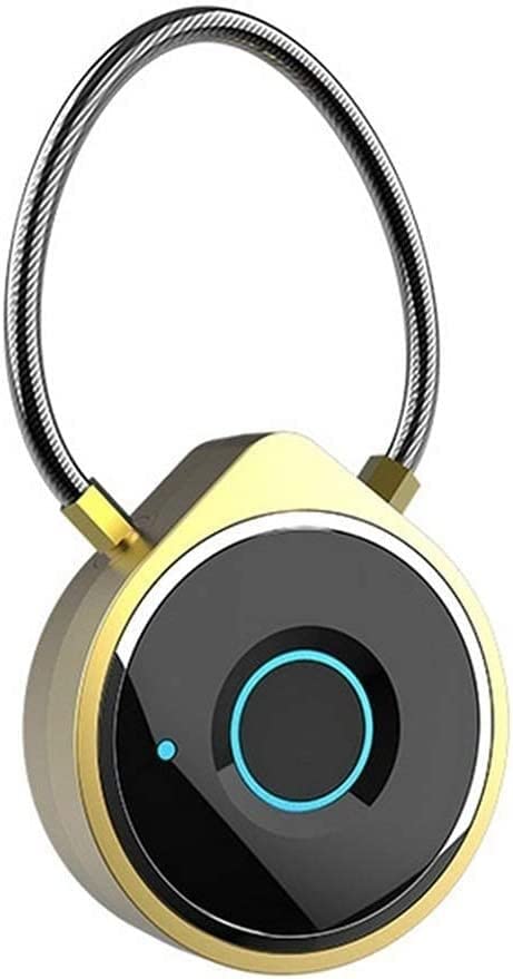 Smart Fingerprint Padlock for Bikes, Lockers, Luggage & Backpacks