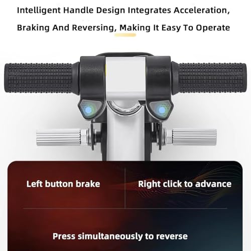 Electric Ride-On Suitcase for Adults with USB Charging – Silver