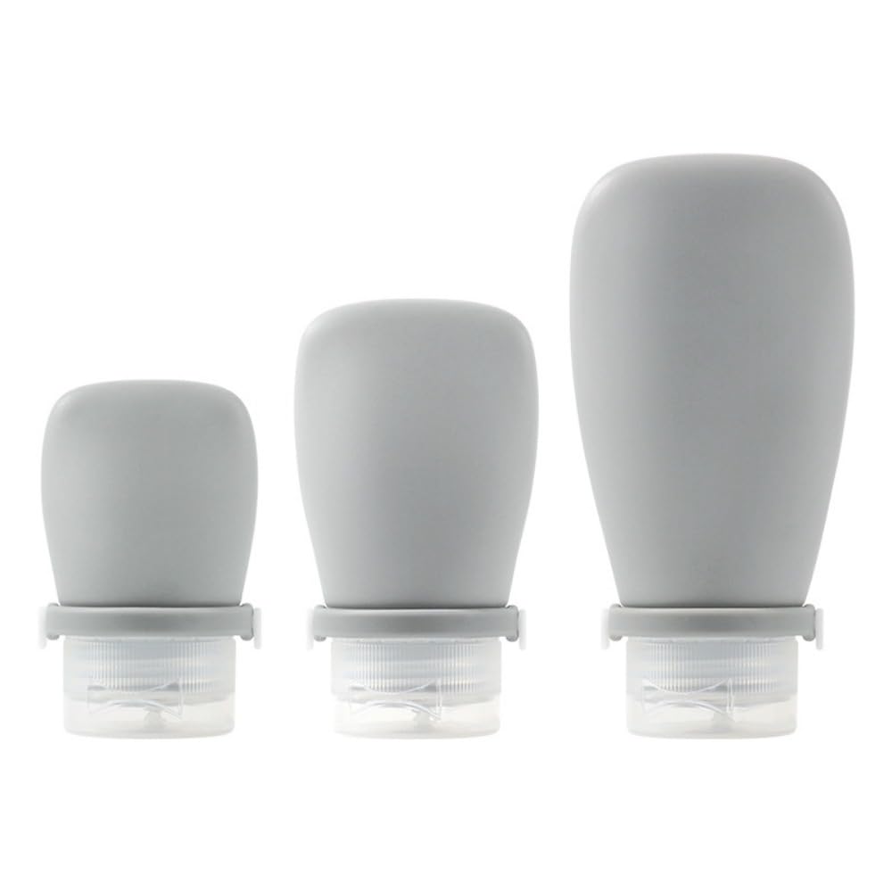 50 Pack Refillable Silicone Travel Bottles for Shampoo, Lotion & Shower Gel
