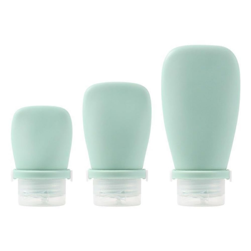 50 Pack Refillable Silicone Travel Bottles for Shampoo, Lotion & Shower Gel