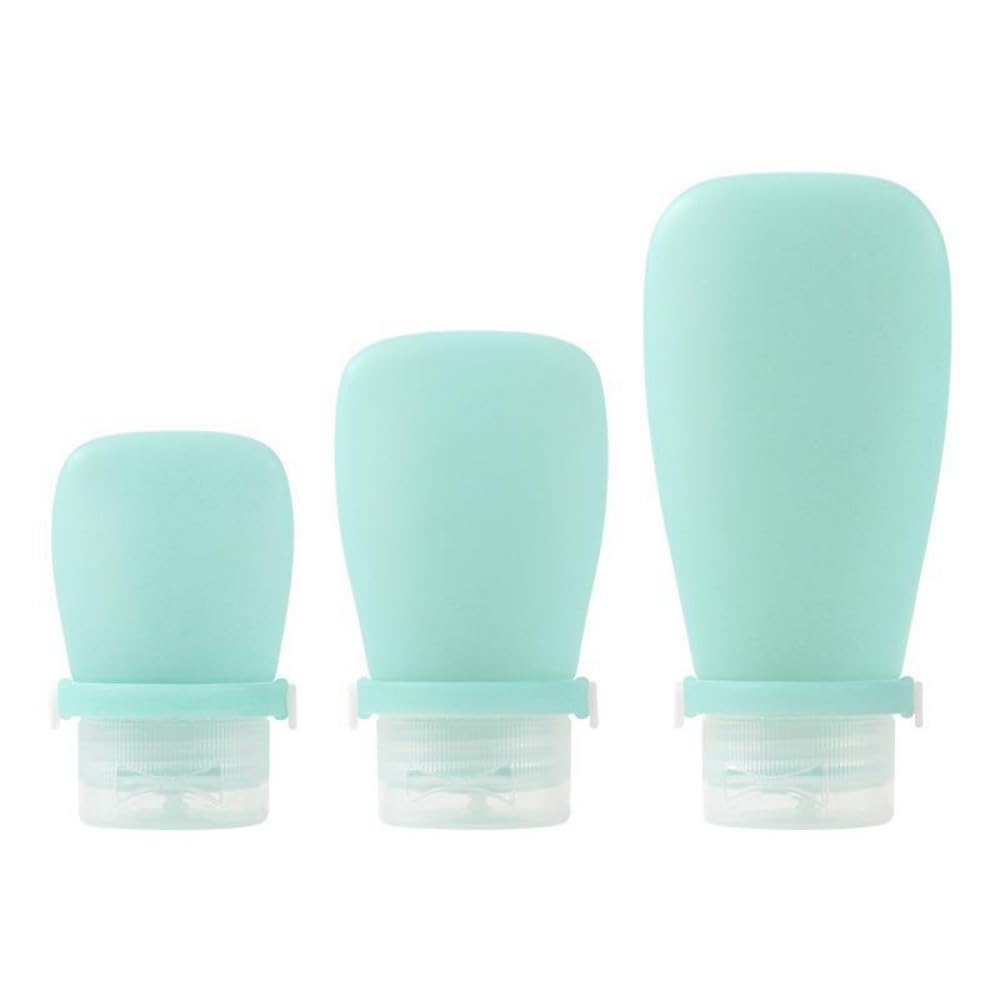 50 Pack Refillable Silicone Travel Bottles for Shampoo, Lotion & Shower Gel