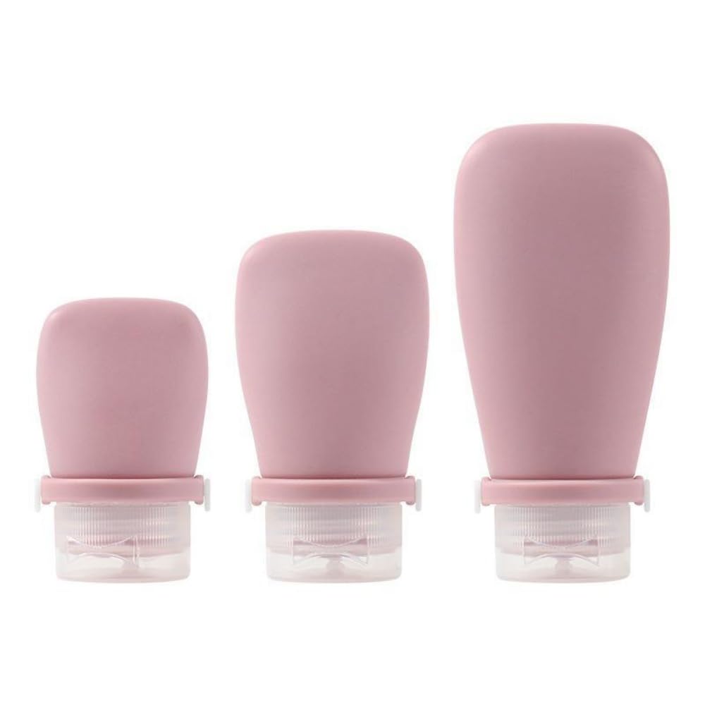 50 Pack Refillable Silicone Travel Bottles for Shampoo, Lotion & Shower Gel