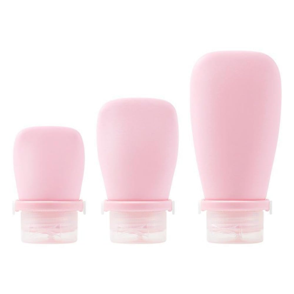 50 Pack Refillable Silicone Travel Bottles for Shampoo, Lotion & Shower Gel