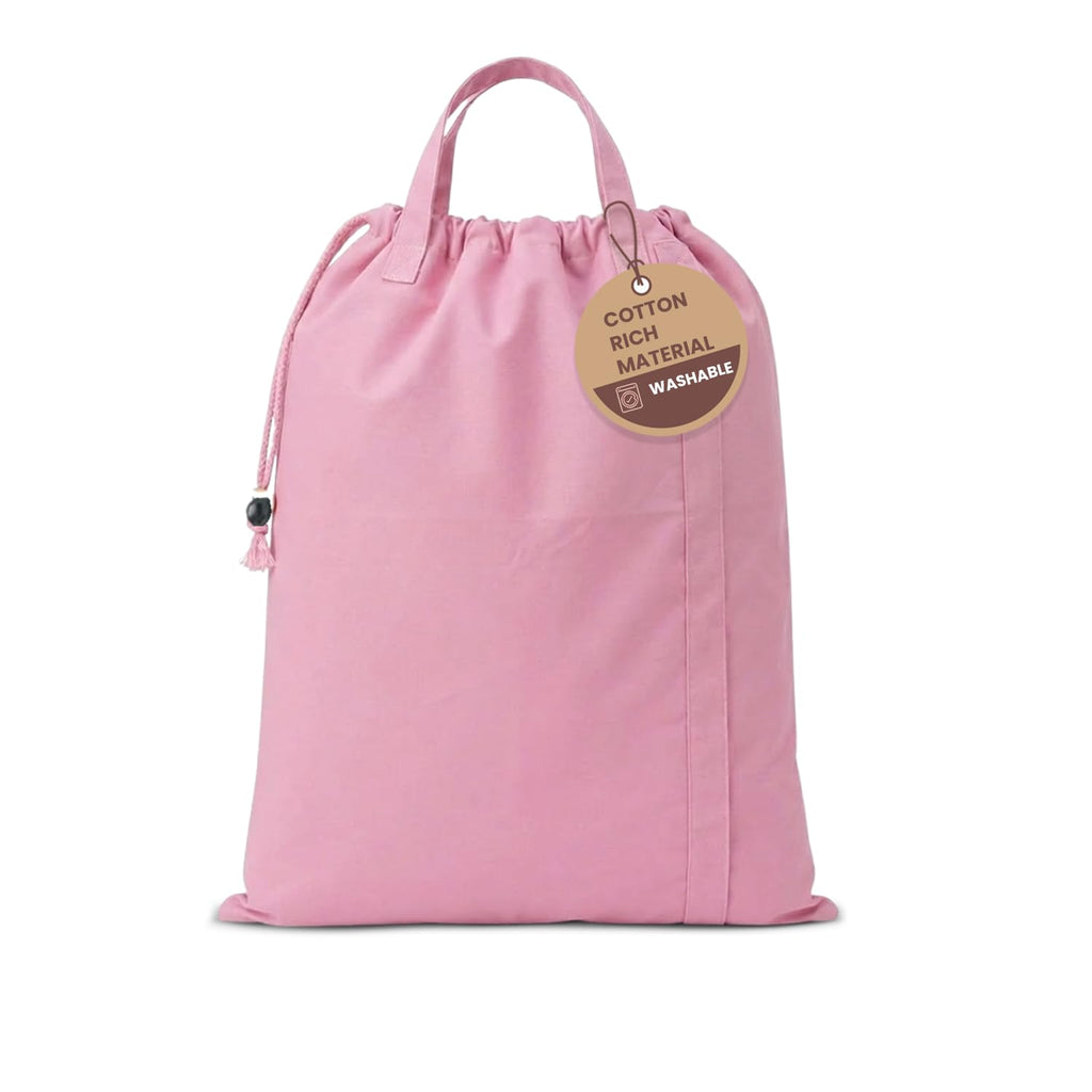 LFH Home Reusable Canvas Laundry Bags