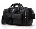 Waterproof Leather Weekender Duffel Bag