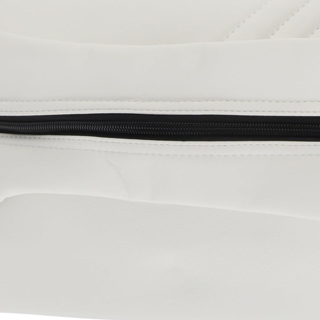Large PU Leather Travel Shoe Bag – White