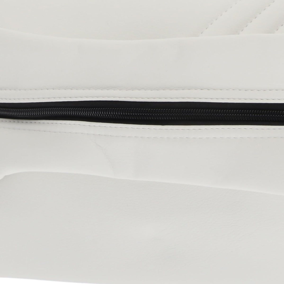 Large PU Leather Travel Shoe Bag – White