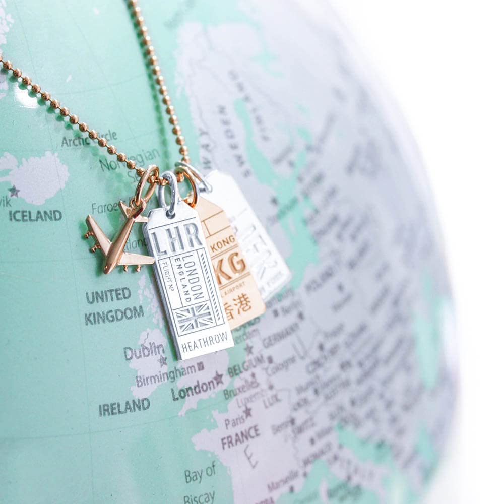 Jet Set Candy London LHR Luggage Tag Travel Charm