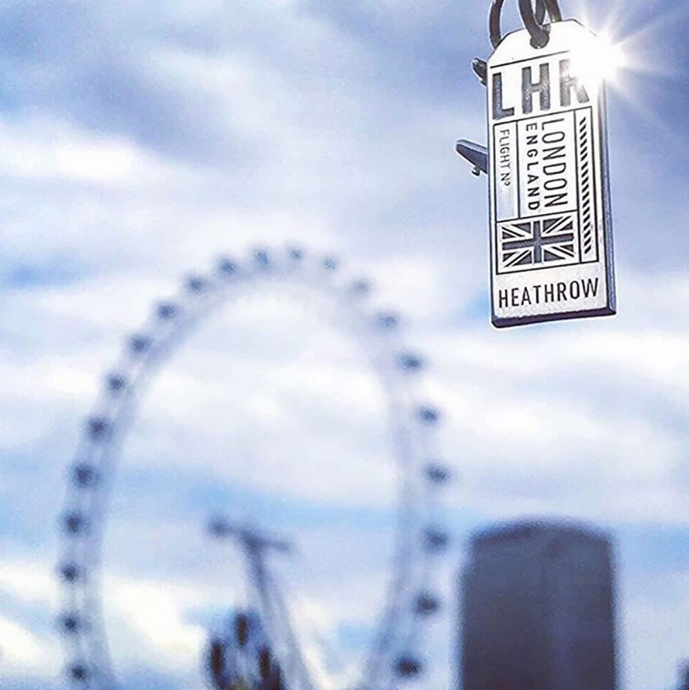 Jet Set Candy London LHR Luggage Tag Travel Charm