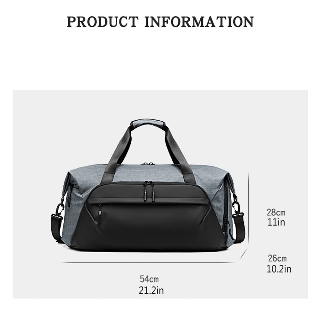 Lightweight Travel Duffel Bag with Shoe Compartment