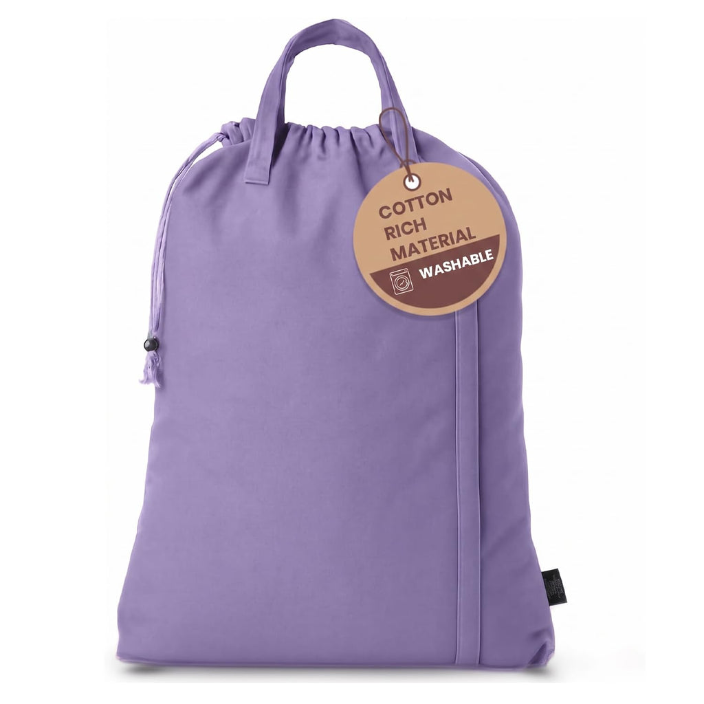 LFH Home Reusable Canvas Laundry Bags