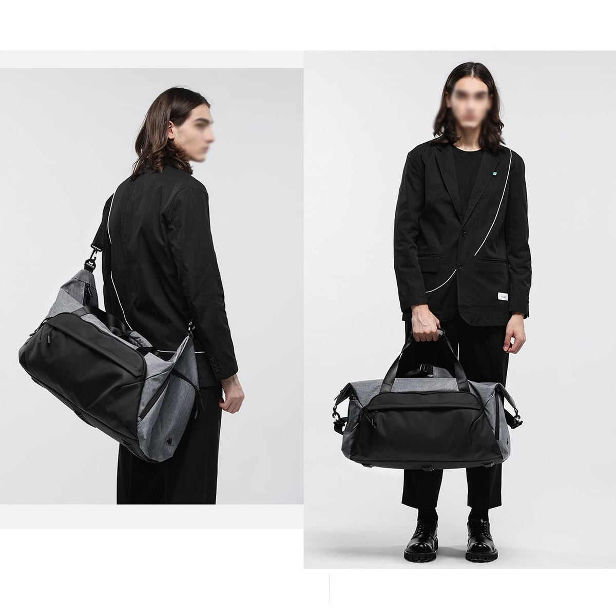 Lightweight Travel Duffel Bag with Shoe Compartment