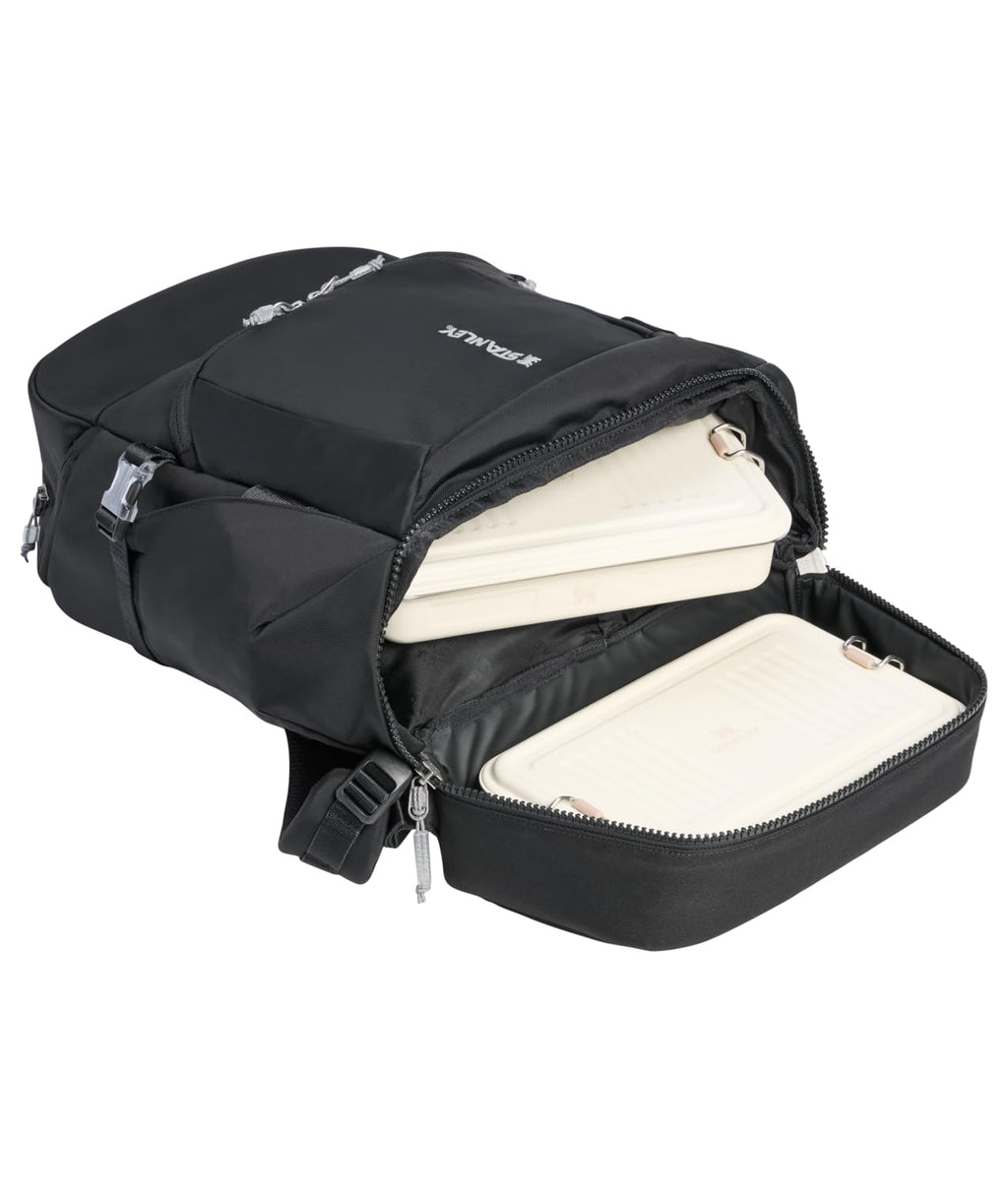 Hydration Bag with Drinkware Compartment and Adjustable Strap