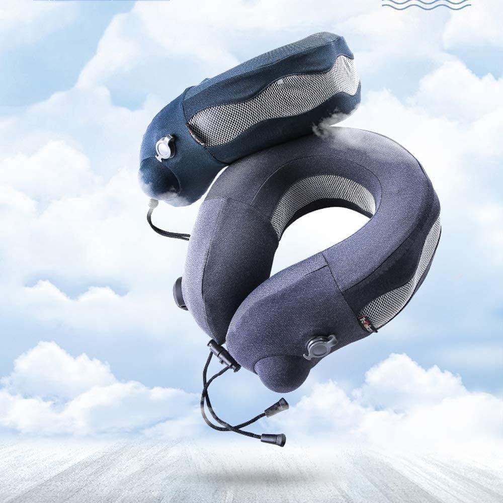 PATINS Velvet Memory Foam Neck Pillow for Flawless Travel