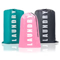 3-Piece Foldable Travel Laundry Bag Set