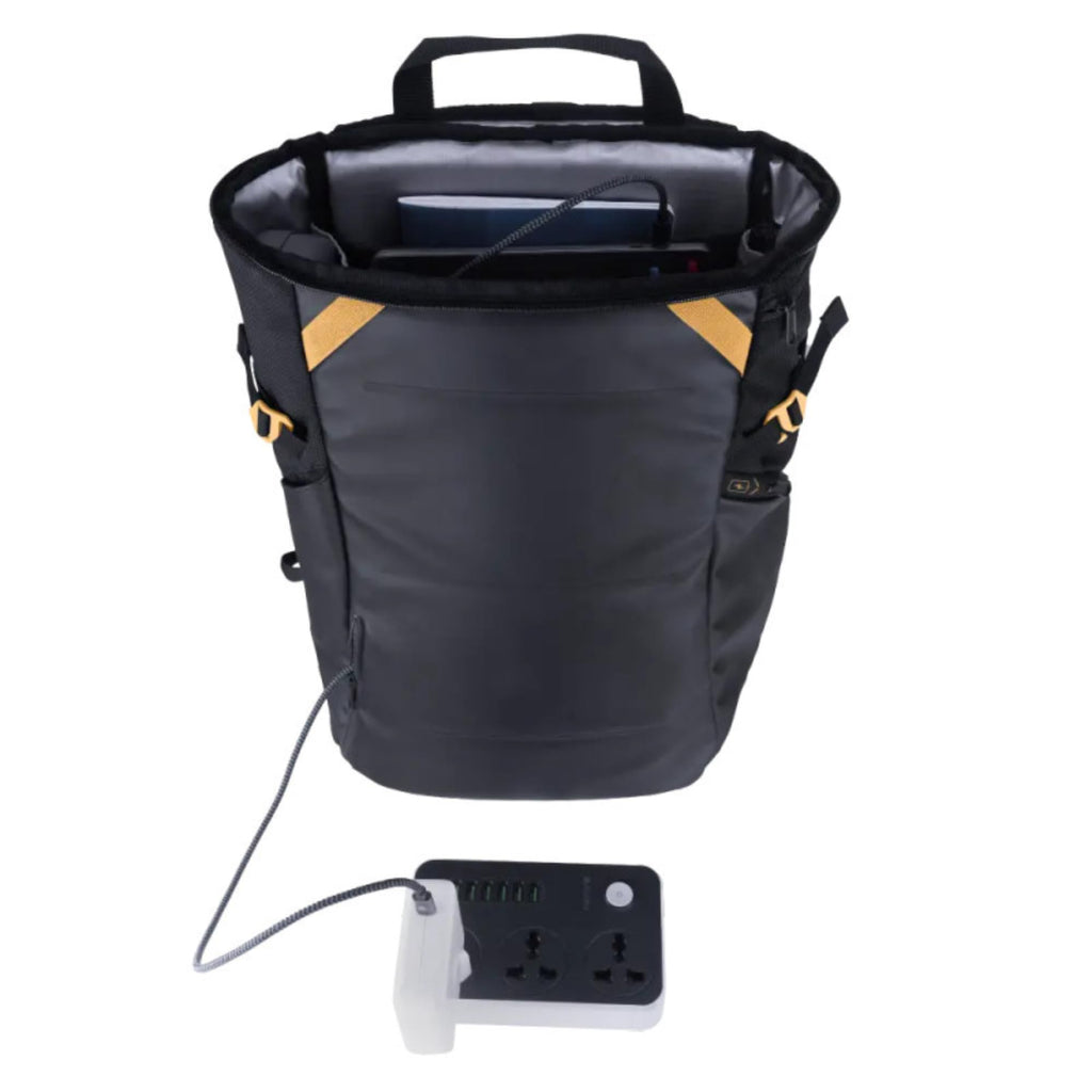 20L Top-Loading Commuter Backpack with Laptop Compartment and USB Charging