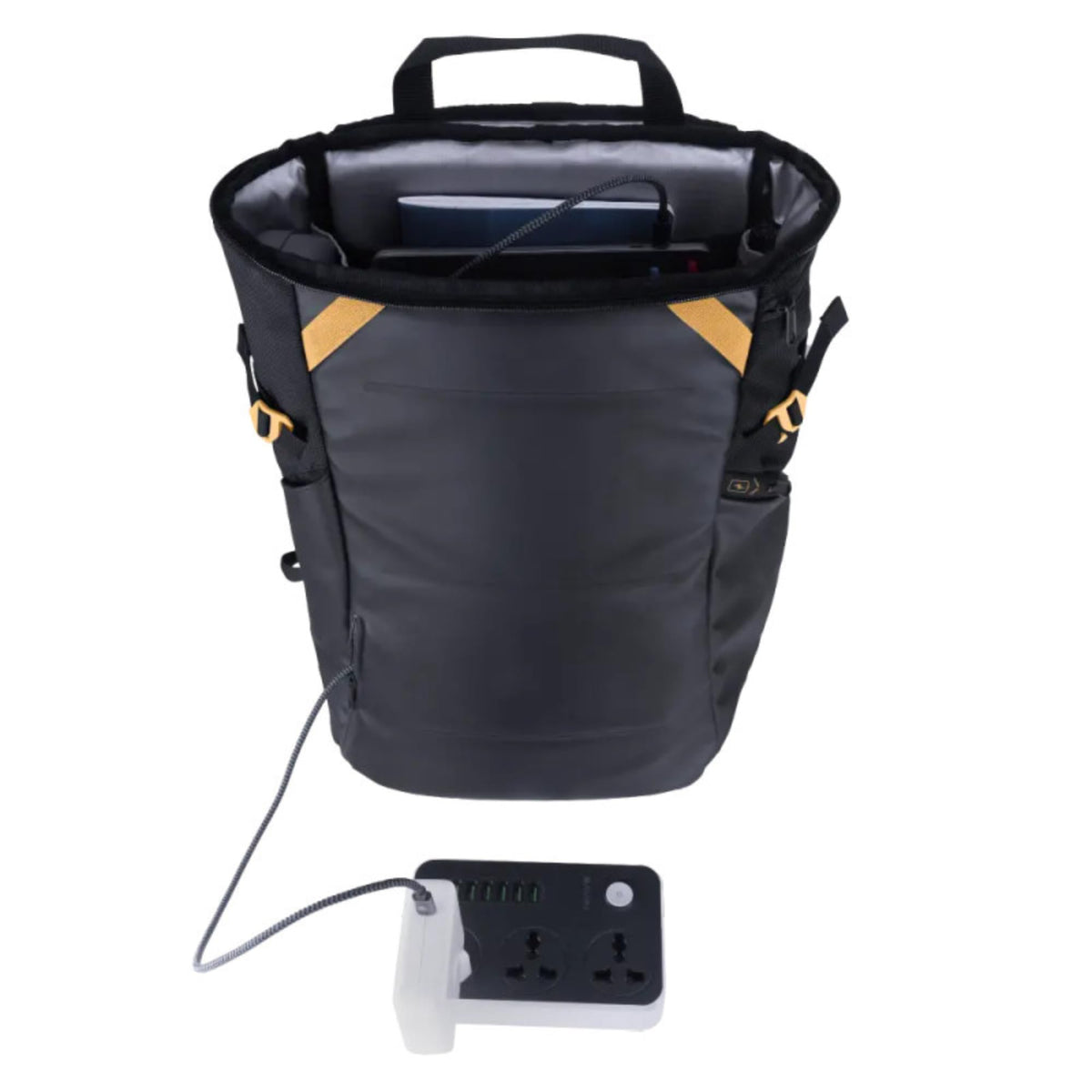 20L Top-Loading Commuter Backpack with Laptop Compartment and USB Charging