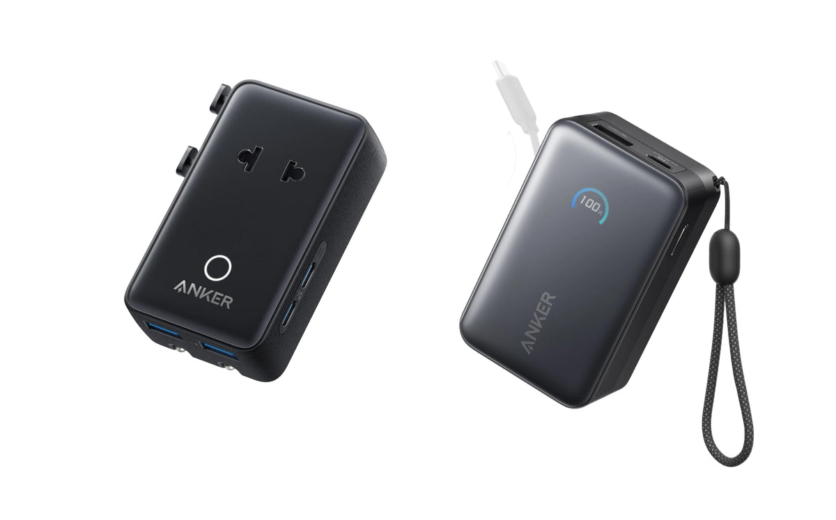 Anker Nano Travel Adapter & Nano Portable Charger (Bundle)