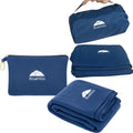 2 Pack Ultra-Compact Travel Blankets with Portable Carry Cases