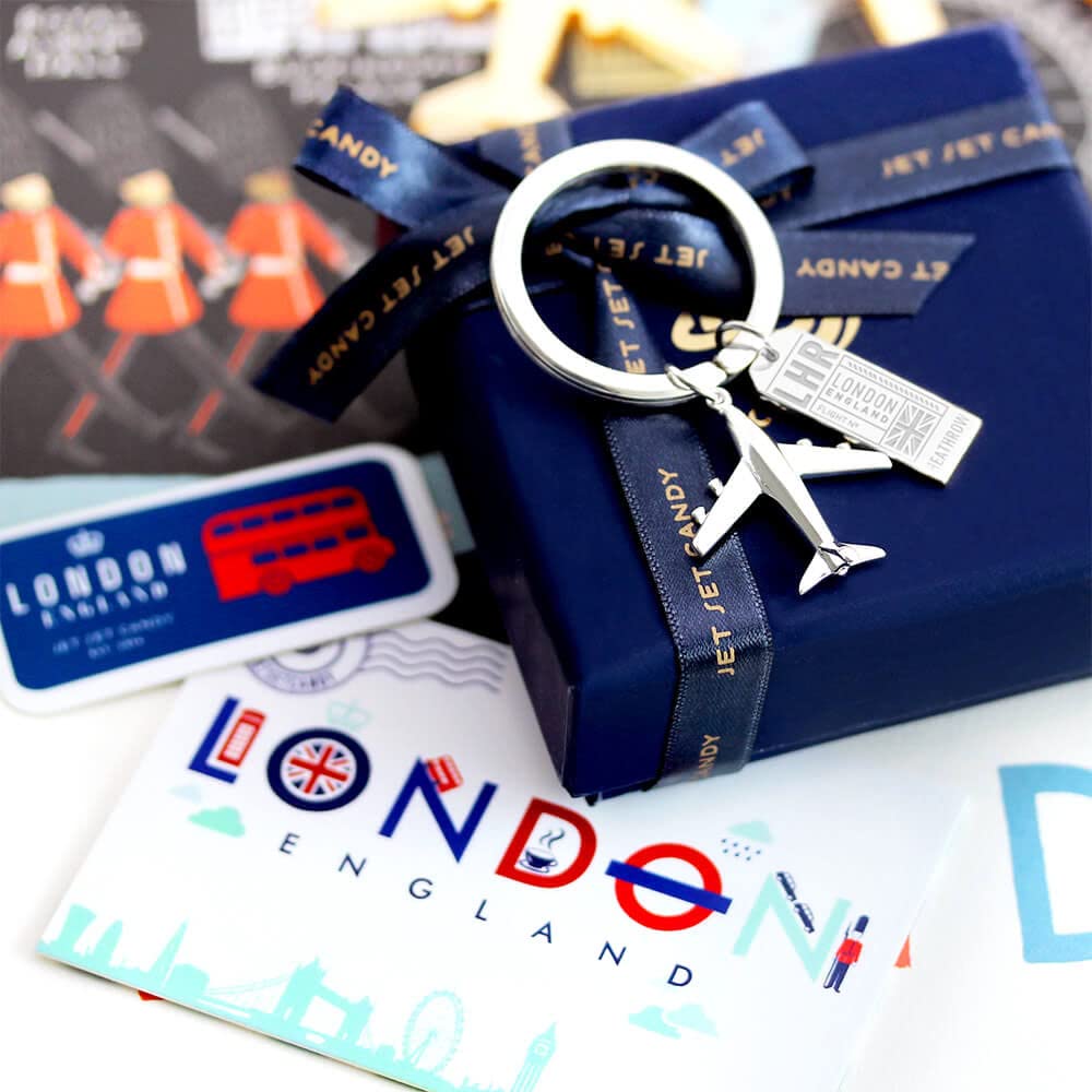 Jet Set Candy London LHR Luggage Tag Travel Charm