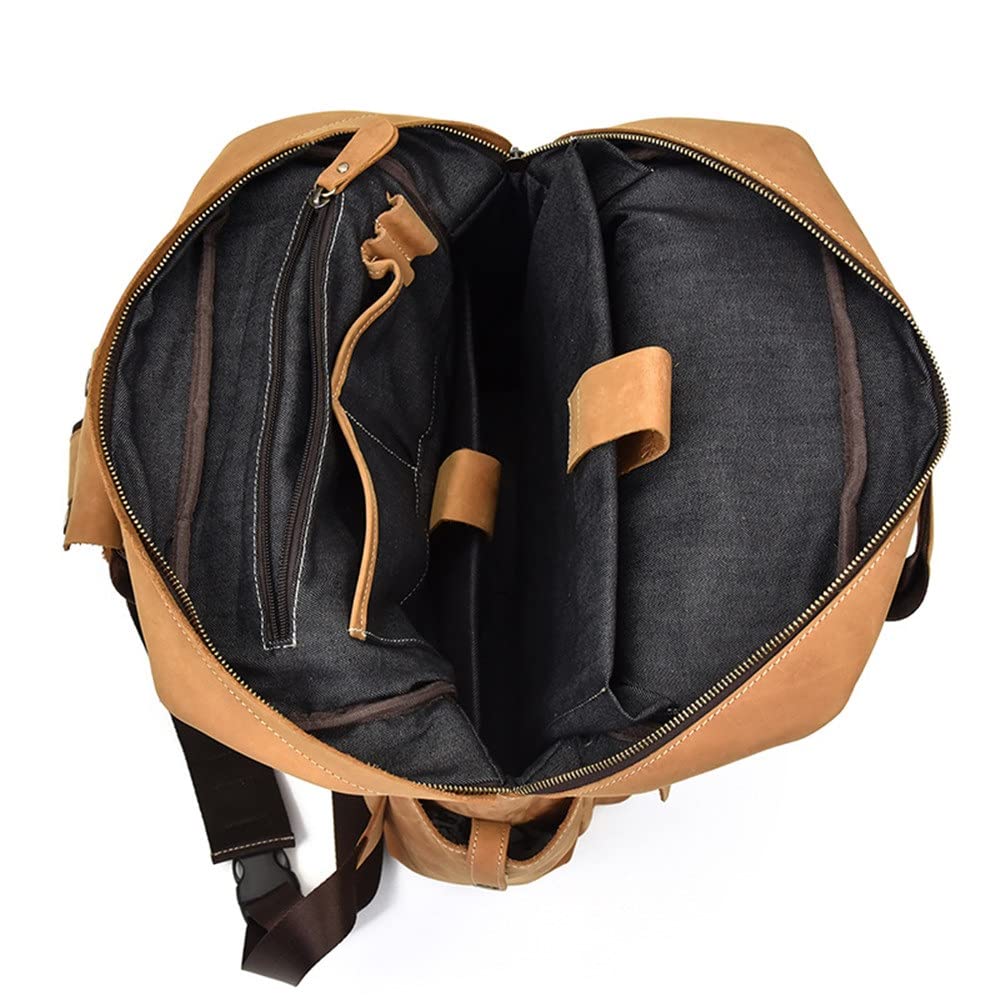 1pcs Large Capacity Men's Backpack Retro Travel Bag Mountaineering Men