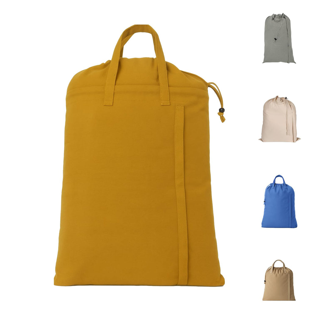 LFH Home Reusable Canvas Laundry Bags