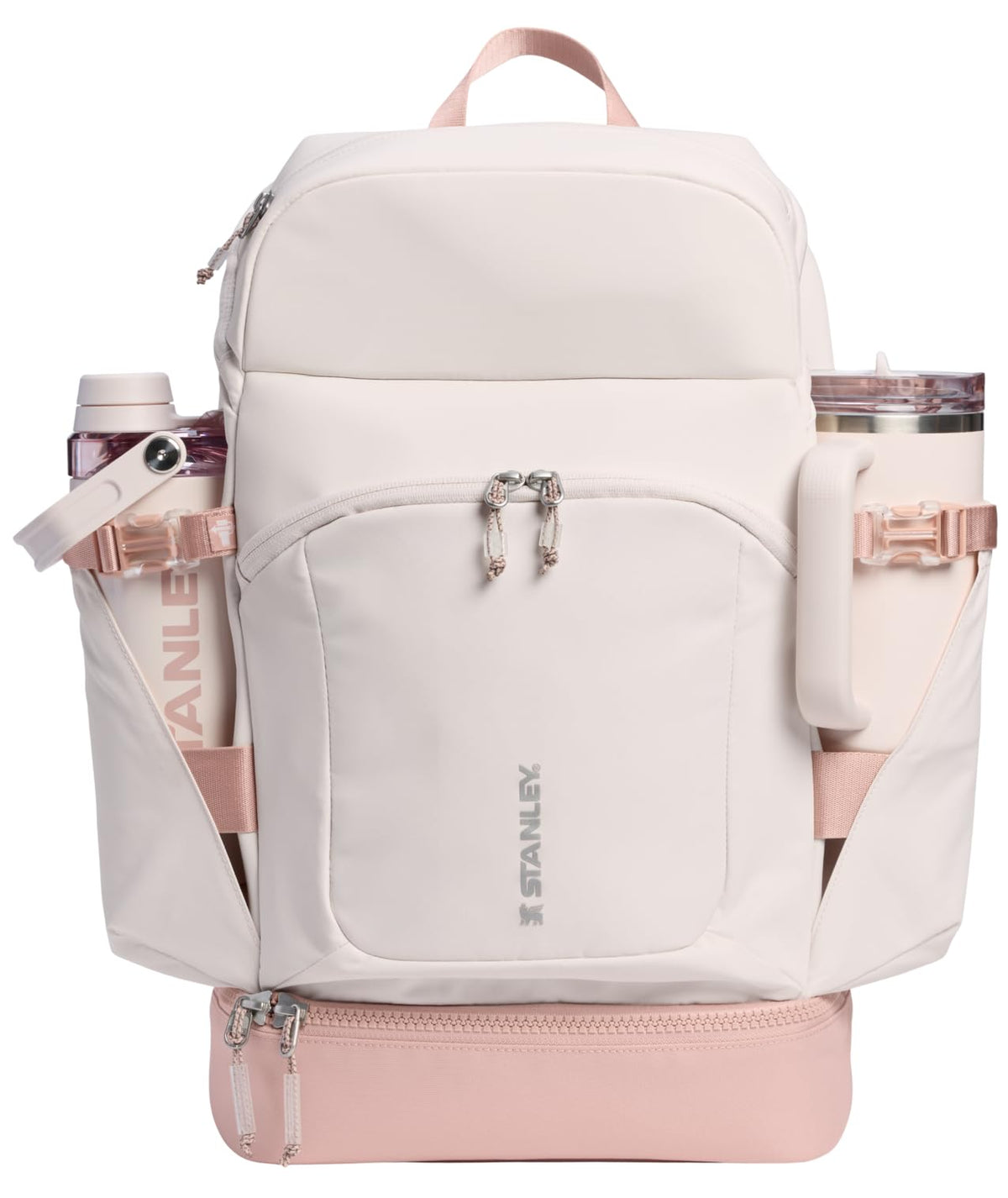 Hydration Bag with Drinkware Compartment and Adjustable Strap
