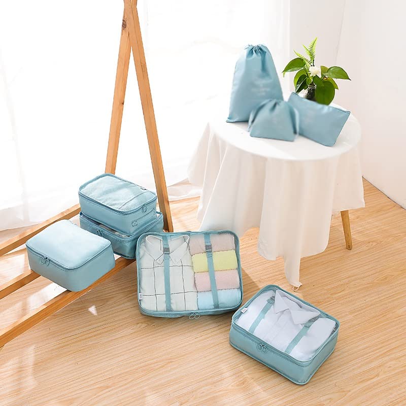 8-Piece Travel Packing Cube and Organizer Set