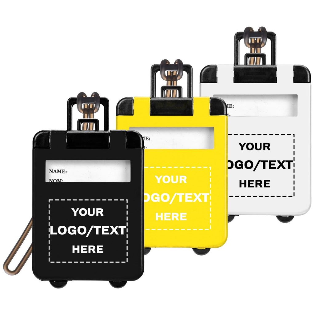 Custom Luggage Tags Bulk – Personalized Luggage Tags with Logo and Text