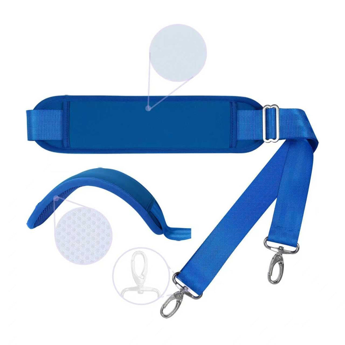 UOZL 60 Inch Shoulder Strap for Bag with Removable Ultra-Thick Pad