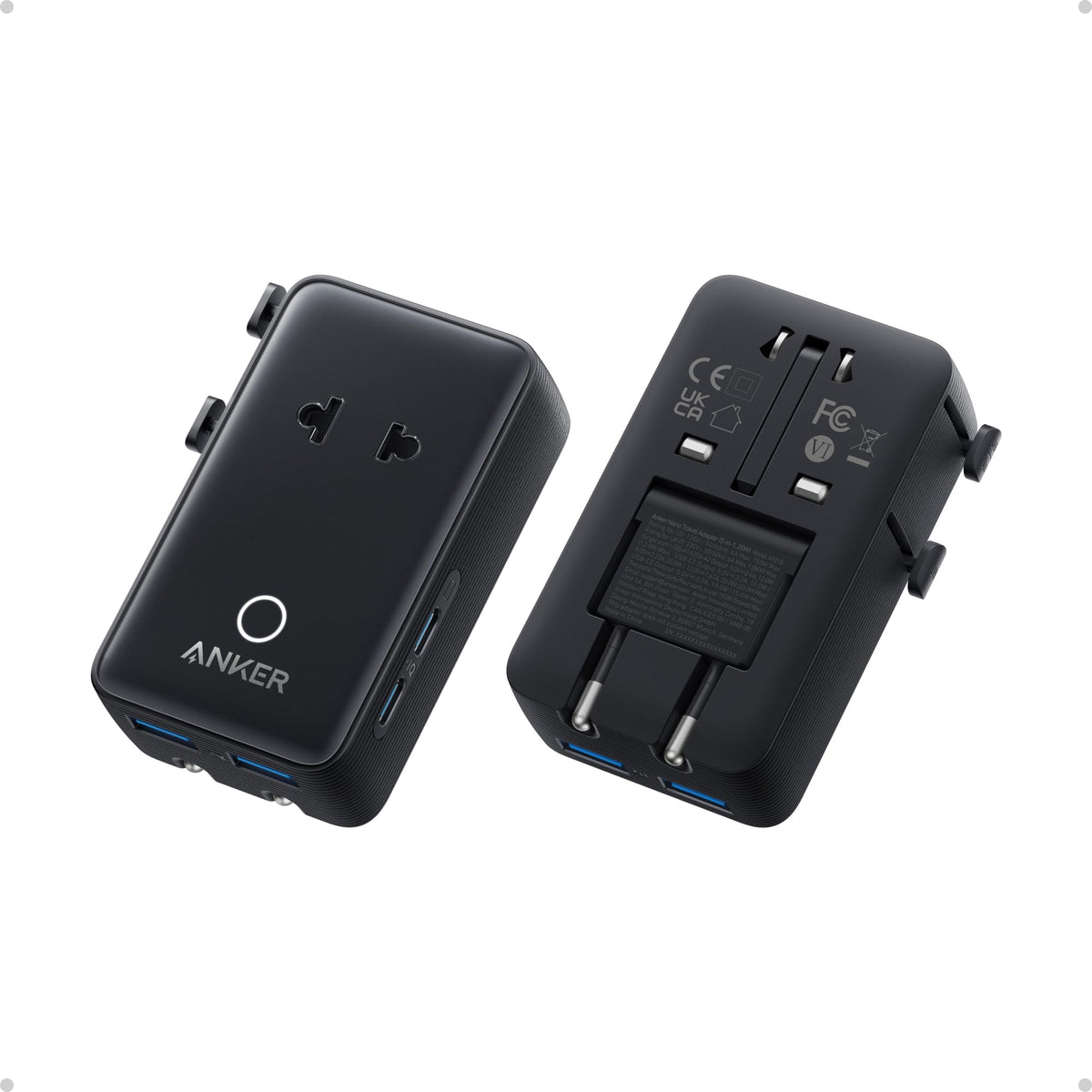 Anker Nano Travel Adapter & Nano Portable Charger (Bundle)