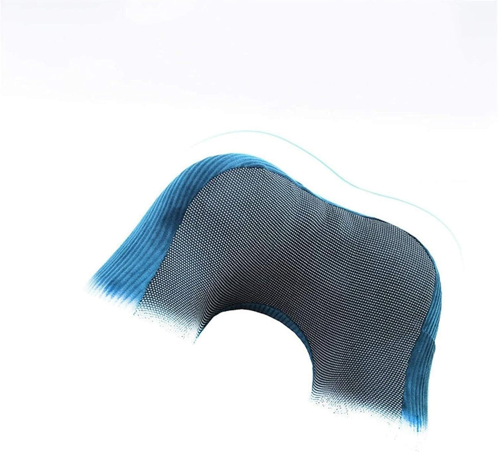 Memory Foam Travel Neck Pillow with Hood, U-Shaped Plush Cushion