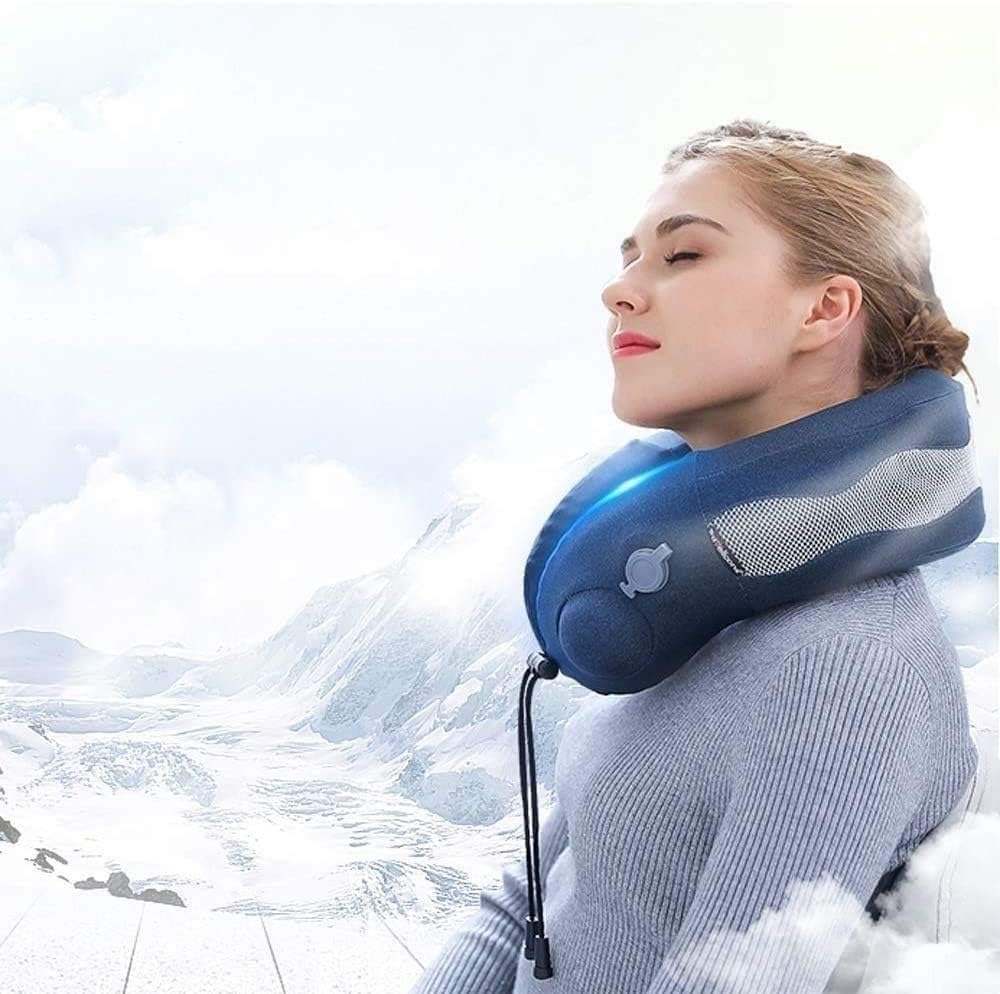 PATINS Velvet Memory Foam Neck Pillow for Flawless Travel