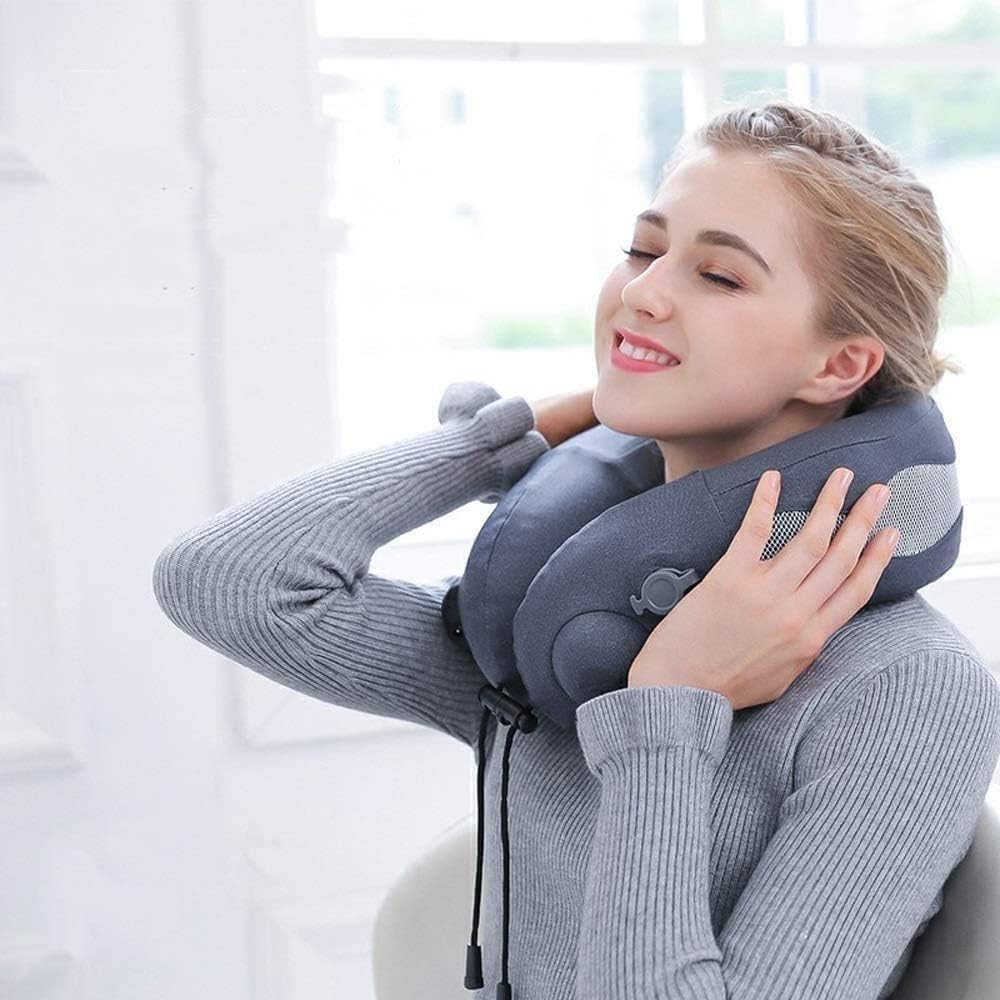 PATINS Velvet Memory Foam Neck Pillow for Flawless Travel