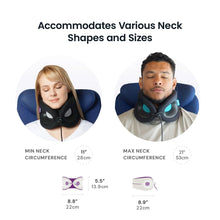 Deluxe Travel Neck Pillow with Carry Bag