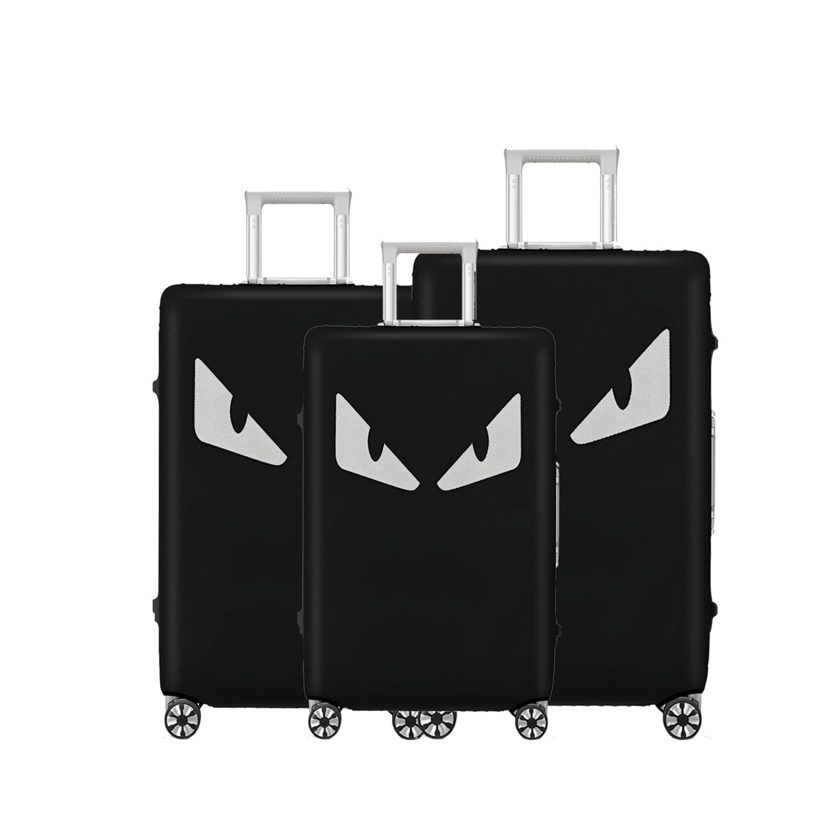 Clear Waterproof PVC Luggage Cover with Hook & Loop Closure