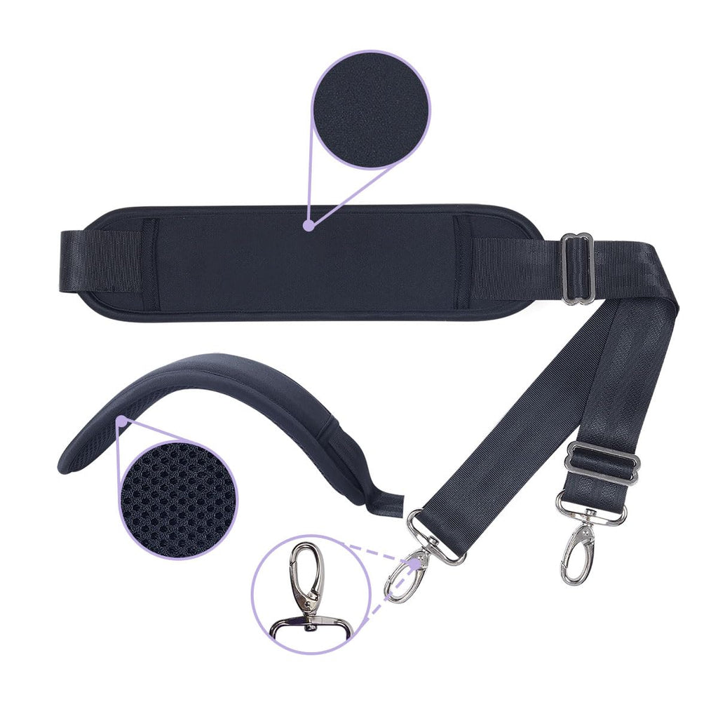 UOZL 60 Inch Shoulder Strap for Bag with Removable Ultra-Thick Pad