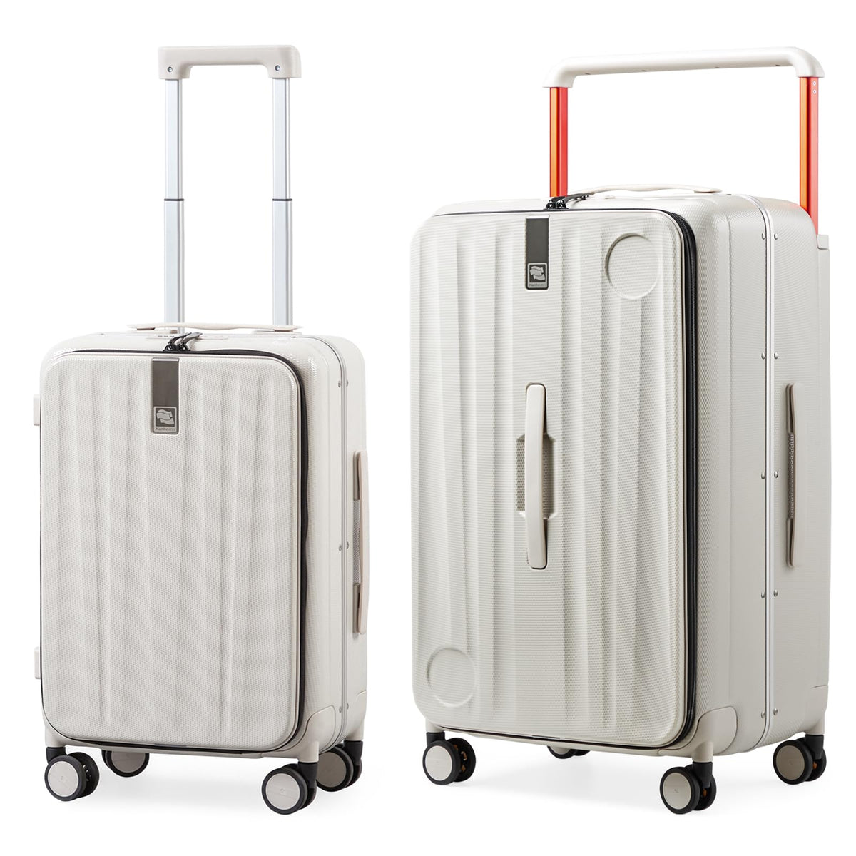 26-Inch Hardshell Checked Suitcase with Spinner Wheels