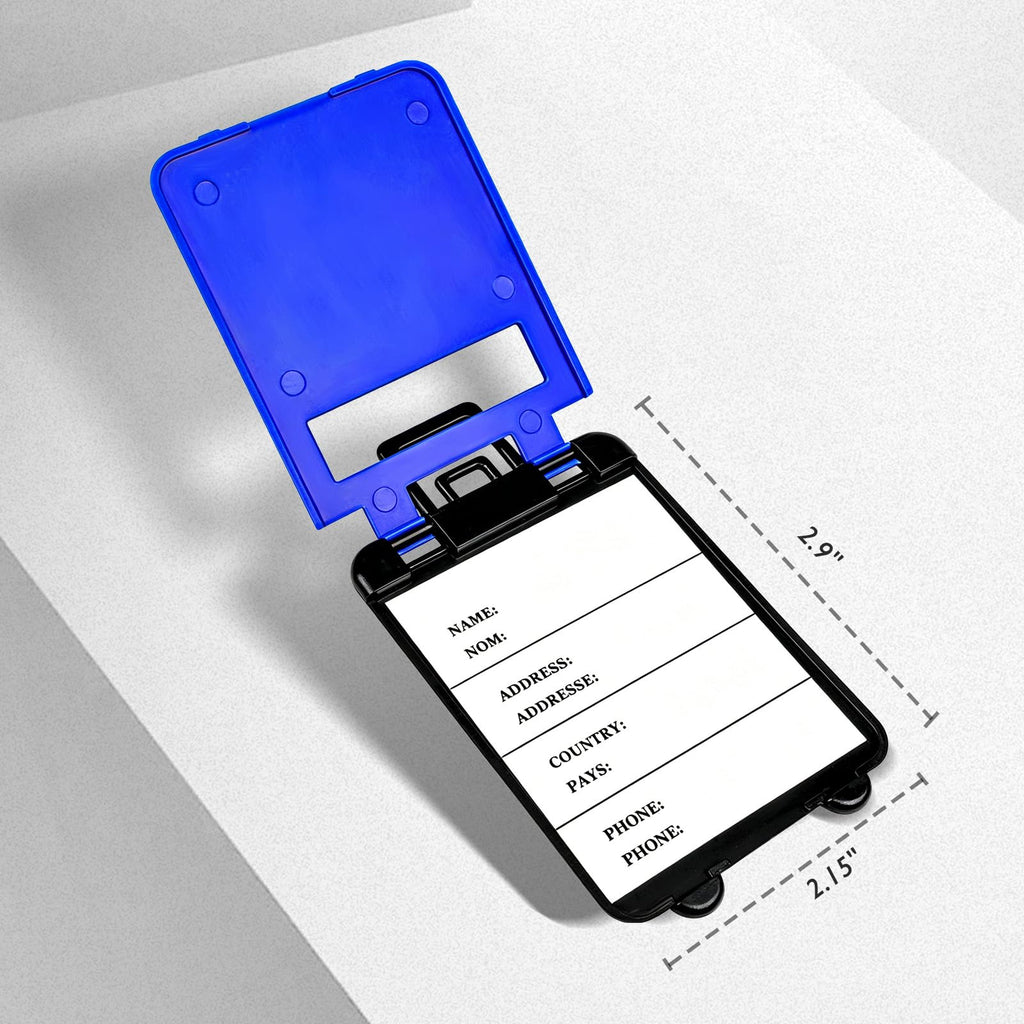 Custom Luggage Tags Bulk – Personalized Luggage Tags with Logo and Text