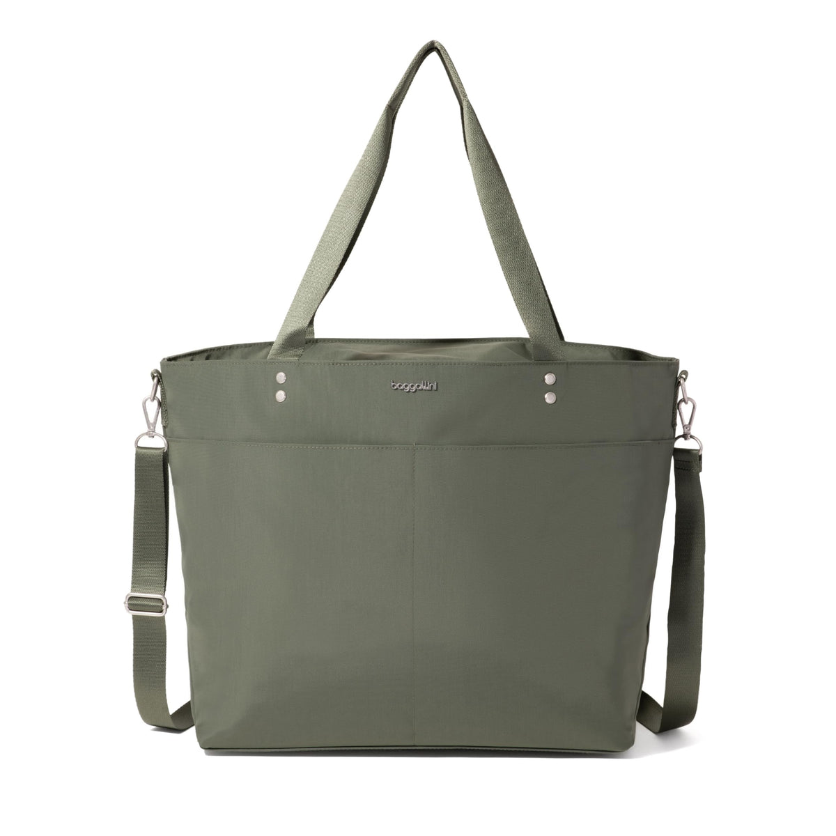 Lightweight Nylon Carryall Tote with Luggage Sleeve