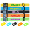 Personalized Embroidered Luggage Strap with Name Tag, Adjustable Suitcase Belt