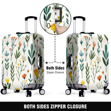 Garden Plant Print Luggage Cover, Washable Suitcase Protector for 30–32 Inch Luggage