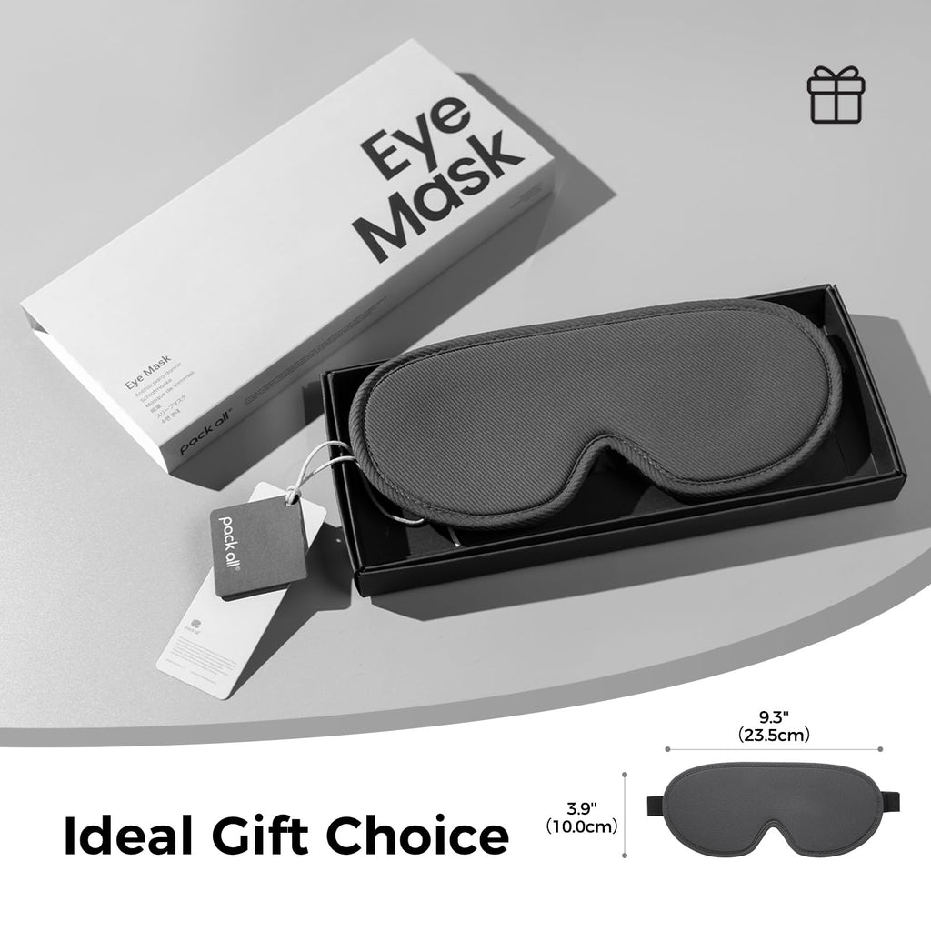 pack all Light Blocking Sleep Mask, 3D Eye Mask, Soft Sleeping Eye Cover