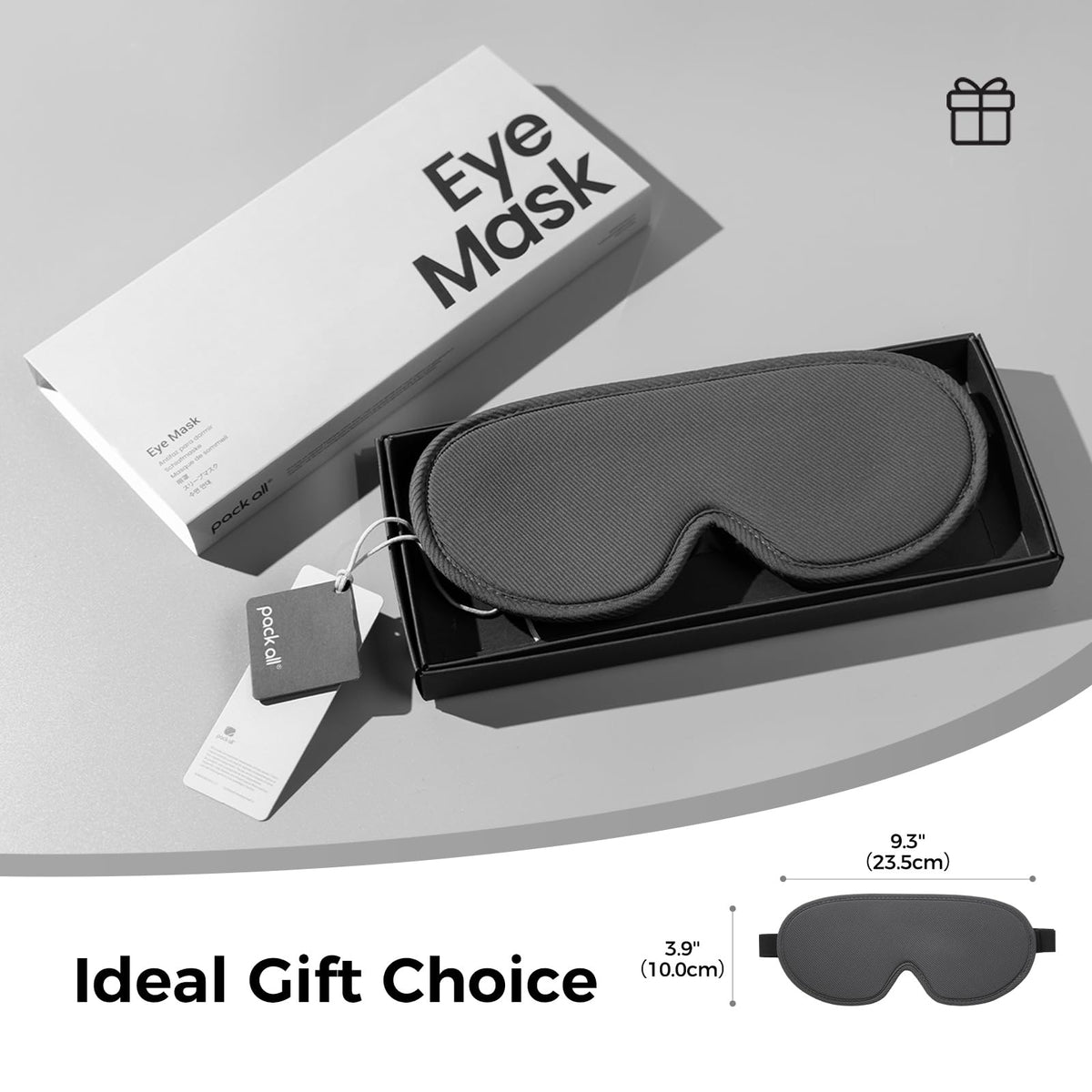 pack all Light Blocking Sleep Mask, 3D Eye Mask, Soft Sleeping Eye Cover