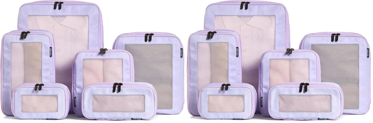 Compression Packing Cubes with Double Zippers