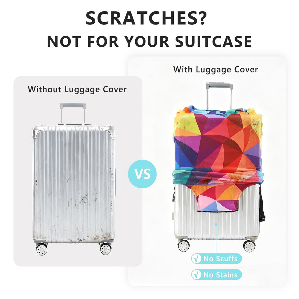 Travelkin Luggage Covers For Suitcase Tsa Approved Suitcase Cover Protector