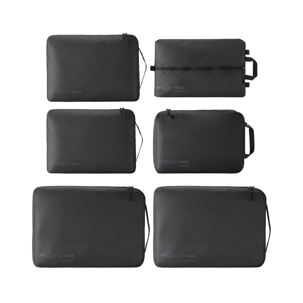 6-Piece Clean and Dirty Packing Cube Set with Shoe Bag